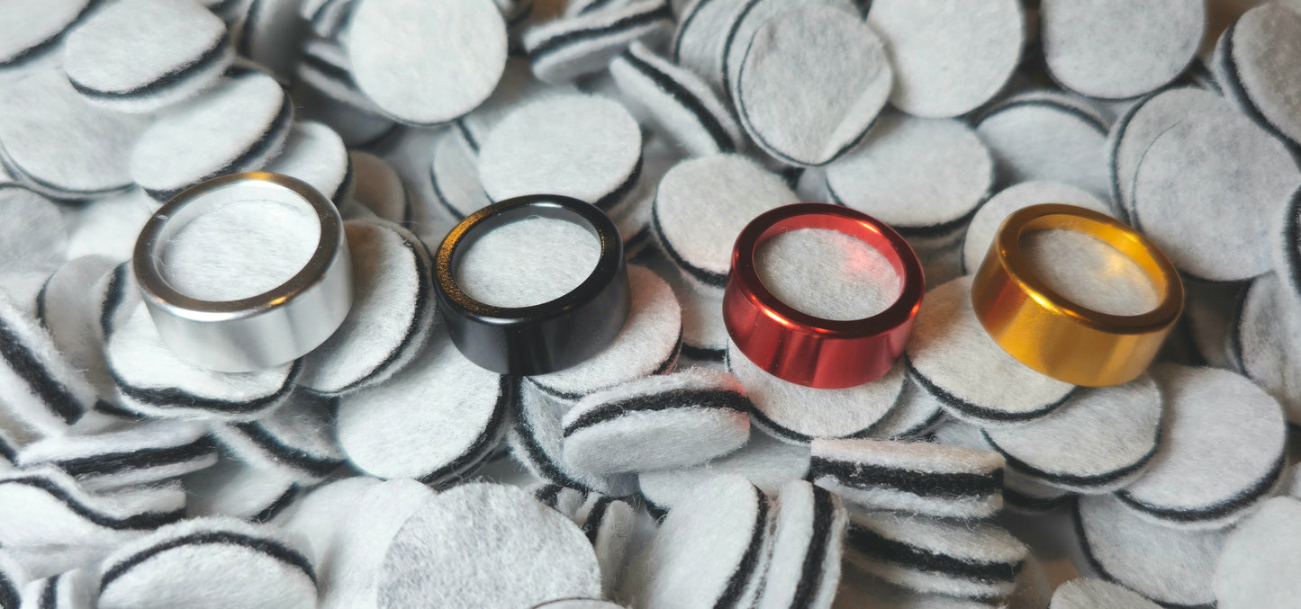 Reusable Metal Rings and Replacement Activated Carbon Filters